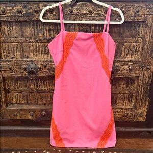 Hayden Pink and Orange Mini Dress NWT